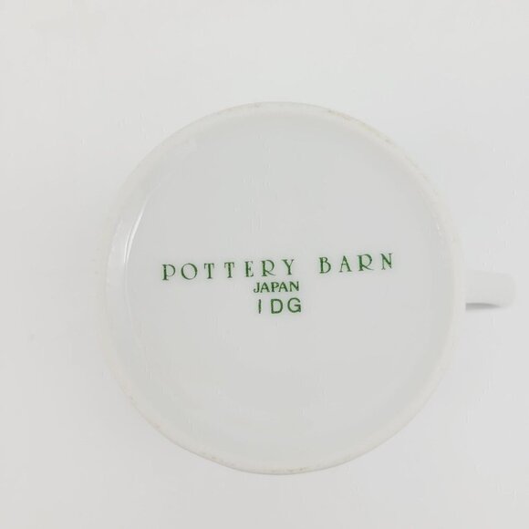 2 Pottery Barn Japan Demitasse Espresso Cups Saucers Blue Gold Stars Swirls HTF - Picture 9 of 12